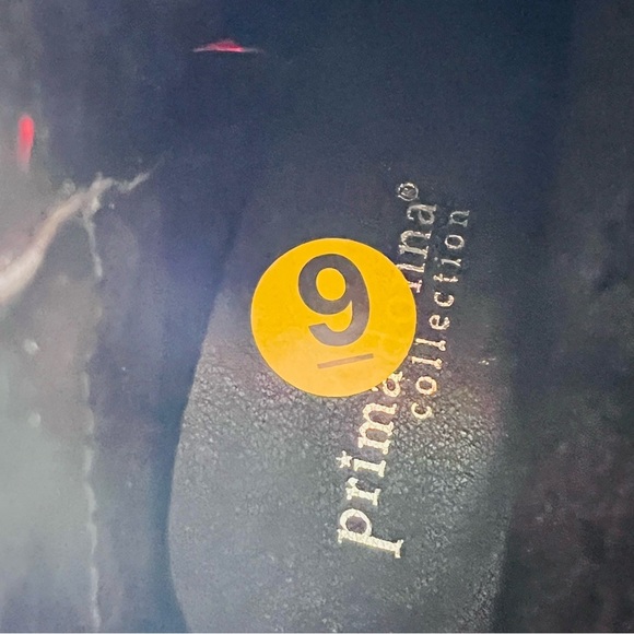 PRIMA DONNA RED LEATHER CHUNKY HEEL ANKLE BOOTS ZIPPER SIZE 9 NWT - Picture 8 of 11